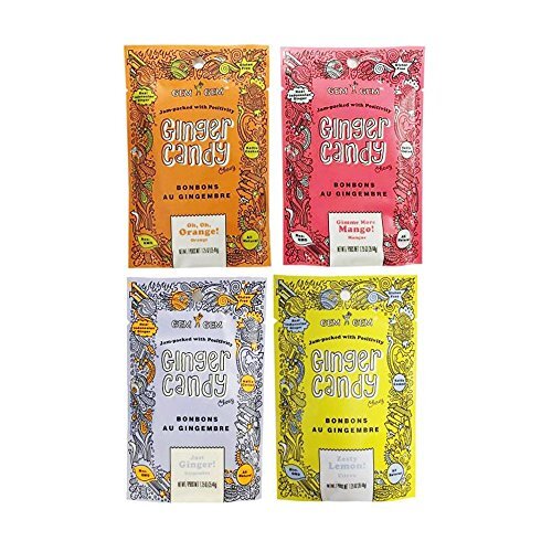 Paquete Variado De Caramelos De Jengibre Masticables Totalmente Naturales, 1…