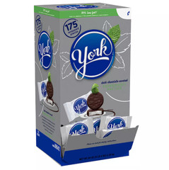 York Peppermint Patties 175 Count Dark Chocolate Snack Size Gluten Free 84oz New