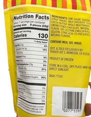 Trader Joe’s Milk Chocolate Covered Gummy Bears 8 Oz Each (1 Bag)