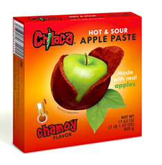 Chilaca Pasta para Manzana CHAMOY Flavor (Apple Coating) Net Wt 17.63 OZ 500g