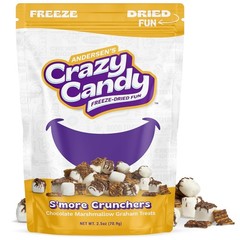 Freeze Dried S’mores with Marshmallow Chocolate Graham Cracker, Crazy Candy S…