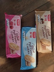 Benton’s European Cookies Danish Puff Pastry Cookies 3 Flavors 3.95oz (3 Bags)