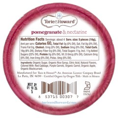 Organic Hard Candy, Pomegranate & Nectarine, 2 oz (57 g)