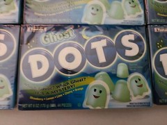Lot of 9 Tootsie Ghost DOTS Halloween Candy Mystery Strawberry Lemon Lime & More