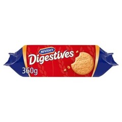 Digestive Biscuits Pack of 7 Wholemeal British Cookies 12.7 Ounce Fiber Rich