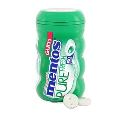 Mentos Pure Fresh Sugar-Free Spearmint Xylitol Chewing Gum, 50 Count Bottle