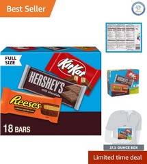 KIT KAT & REESE’S 27.3 oz Assorted Milk Chocolate Box – Perfect for Any Occasion