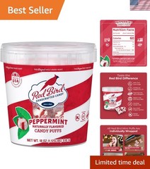 Refreshing 18 oz Tub of Gluten-Free Handmade Peppermint Candy for Sharing