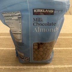 Kirkland Milk Chocolate Covered Almonds 3lb bag