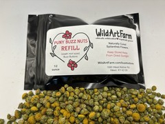 Organic Mints – PUNY BUZZ NUTS Refill – Breath Mint Sized Spilanthes Flowers