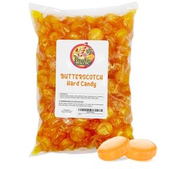 Butterscotch Hard Candy – 2LB Bag of Individually Wrapped Butter Scotch Bulk
