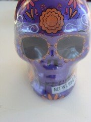 NEW 2 SUGAR SKULL Metal Tin w/ SMARTIES Candy Halloween Day Of The Dead Colorful