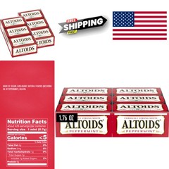 Refreshing Peppermint Breath Mints 1.76 Ounce 12 Pack for Confident Smiles