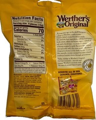 Limited Edition Werther’s Original CARAMEL APPLE Hard Candies 1- 2.22oz Bag-NEW
