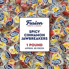 Cinnamon Spicy Jawbreakers 1-Pound Bag (80 Count) – 1 Pounds, Red