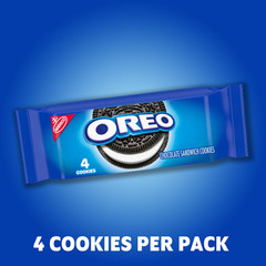Chocolate Sandwich Cookies, 40 Snack Packs (4 Cookies per Pack, 4 Boxes)