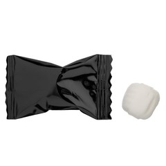 Candy Envy Black Buttermints – 13oz Bag – 100 Individually Wrapped Mint Candies