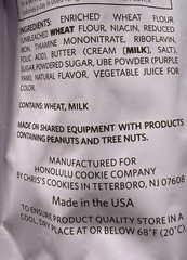 Ube Cookies Mini Bites Honolulu Cookie Company 3 Pack