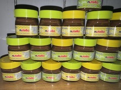 Lot Of 25 Nutella Mini Jar Hazelnut Spread 1.05 OZ Each Ferrero New Sealed