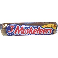 3 Musketeers 2.13 Oz. Milk Chocolate Candy Bar 114456 Pack of 36 3 Musketeers