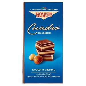Novi Chocolate | Cuadro Classico Novi Tablet | 3,8 Oz /110 Gr