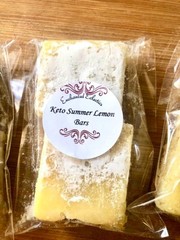 Keto Summer Lemon Bars**Low Carb** Gluten Free** ONLY 1 NET CARB per bar