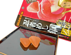 Japan Gummies UHA Mikakuto Ninja Meshi Steel Diamond Peach Flavor 45g × 10 bags