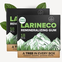Larineco Remineralizing Gum with Nano Hydroxyapatite & Xylitol – Sugar-Free Cinn