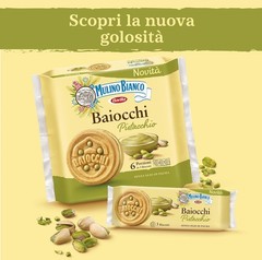 Indulge in 168g Pistachio Cream Filled Biscuits – Authentic Italian Delight