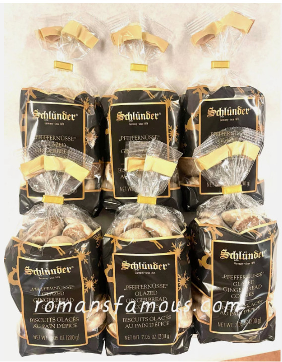 ❤️VALUE 6 PACK❤️ Schlünder Traditional Pfeffernusse With Icing 6X200g $28