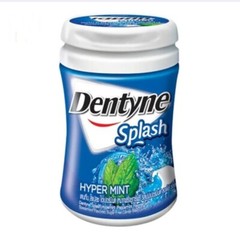 6 Pack Strawberry Lime/Hypermint Dentyne Splash Sugar-Free Chewing Gum 28 Pills