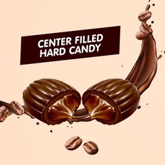 Candy Break Coffee Drops, Center Filled Hard Candy, 2.2 Pound (Pack of 1)