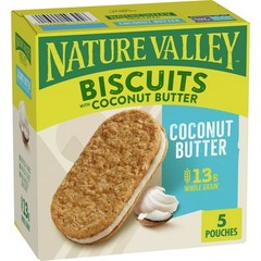 Nature Valley Biscuits, Coconut Butter, Coconut Filling, 5 Pouches, 6.75 oz