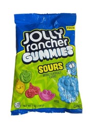 Jolly Rancher Gummies Sours 6.5oz Peg Bag