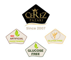 Cerez Pazari Turkish Delights, Assorted Vegan Candy, No Nuts, 8.1 Oz Gift Box