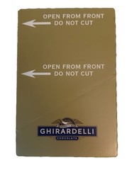 10 Ghirardelli Squares Caramel Milk Chocolate Luscious Filling 4.8oz box of 10.