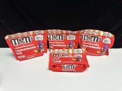 🔥 4 Bags-BAKERY COLLECTION M&Ms PEANUT BUTTER CINNAMON ROLL Each bag is 8.6oz