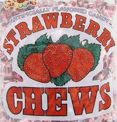 Albert’s Strawberry Chews 240 Ct Candy Bulk Candies Taffy Strawberries Alberts