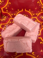 Raspberry Fudge *nut free* 1/2 pound