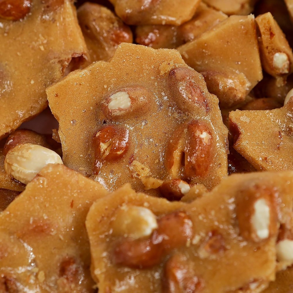 Home Style Peanut Brittle Candy by (2 Pound (Pack of 1))
