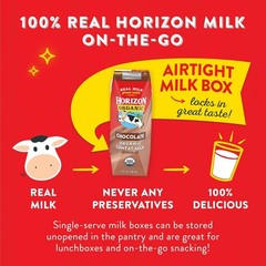 Ready-to-Drink Organic Chocolate Milk Boxes – 8 fl oz, Non-Refrigerated, 18 Pack