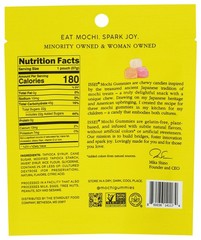 Issei Mochi Gummies Yuzu Flavored Chewy Candy 2 Oz 6 Pack