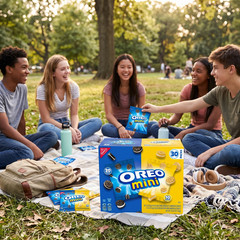 Oreo Mini Sandwich Cookies, Variety Pack, 1.5 oz, 30-count