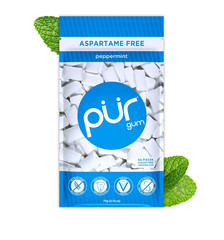 PUR Gum | Aspartame Free Chewing Gum | 100% Xylitol | Natural Peppermint Flavore