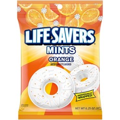 Mints Orange Individually Wrapped 6.25 oz 12 Hard Candy Bags
