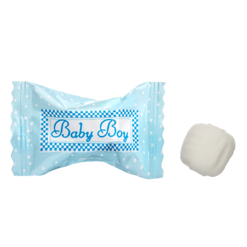 “Baby Boy” Blue Buttermints 13 Oz- Approx 100 pieces–FREE SHIPPING
