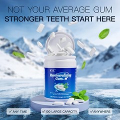 Remineralizing Gum with Xylitol Repair For Receding Gums Gluten-Free 100 Piec…