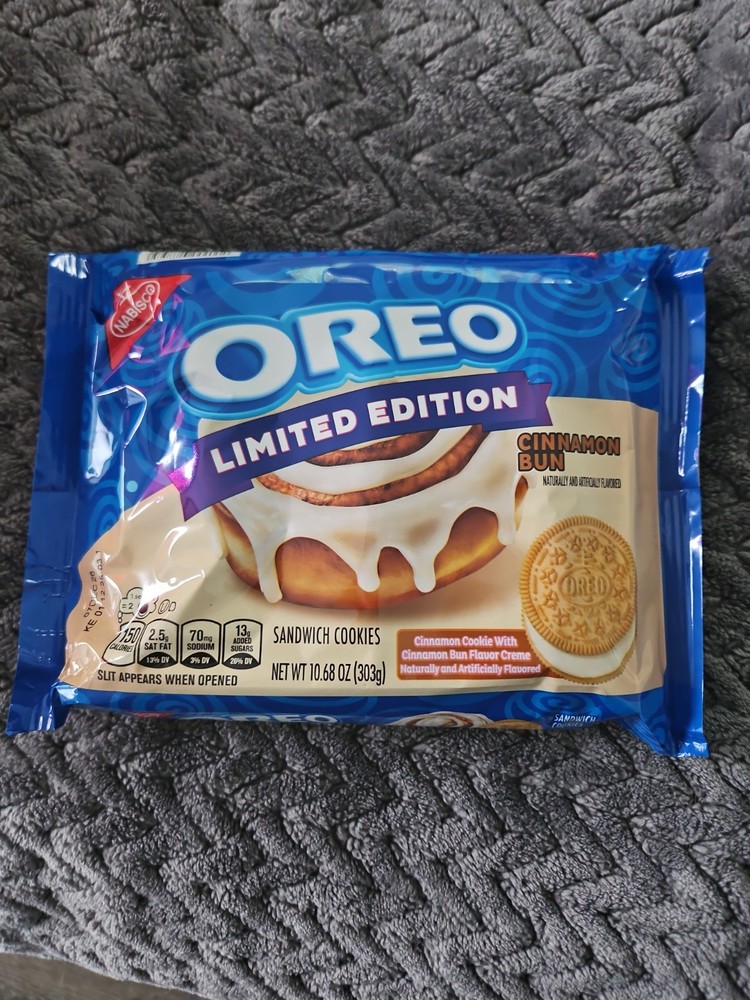 Cinnamon Bun OREO Chocolate Sandwich Cookies Special Edition 10.68