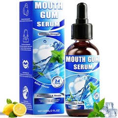 Gum Repair Drops 2 Oz – Natural Receding Gums Treatment, Fresh Breath & Stain Re