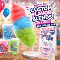 Cotton Candy Sugar 3 Flavor Variety Pack – Cherry, Blue Raspberry & Watermelo…